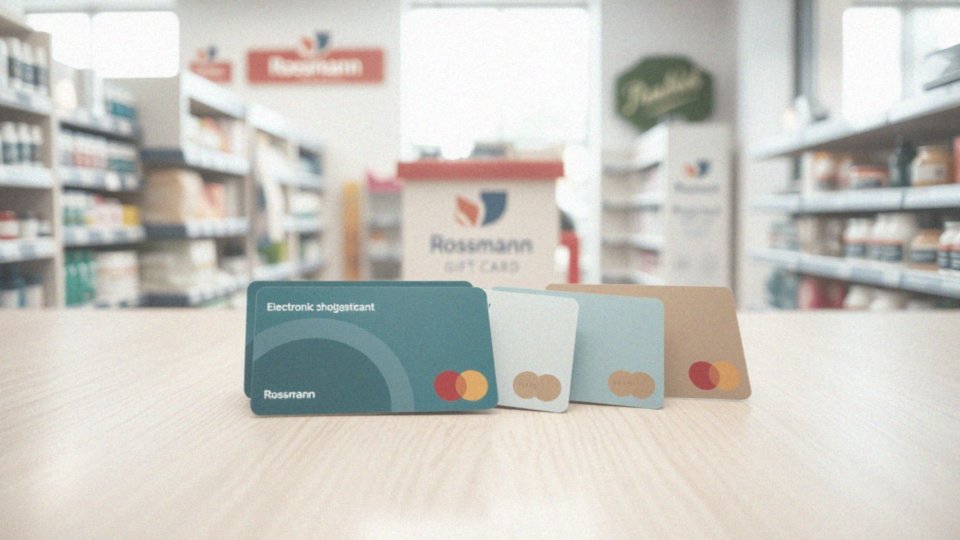 Jakie wartości mają karty podarunkowe Rossmann?