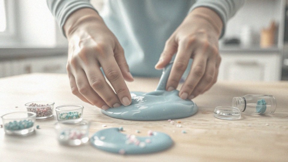 Jak ugniatać slime, aby uzyskać odpowiednią konsystencję?