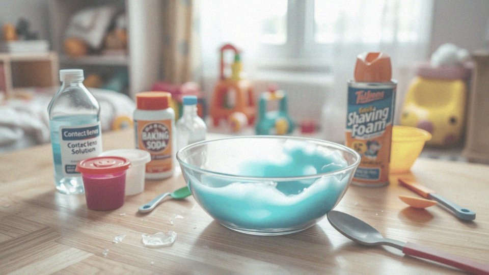 Jak zmienić konsystencję slime, gdy jest zbyt kleisty?
