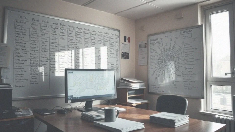 Jak planowany jest harmonogram pracy policjantów?