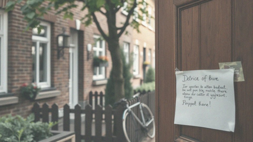 Jak komunikować się z sąsiadami przed planowanym remontem w niedzielę?
