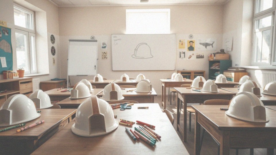 Jak szablon czapki górnika może inspirować dzieci i nauczycieli?