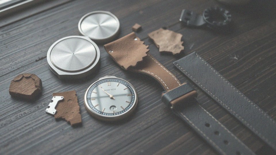 Jakie materiały są używane w zegarkach męskich Jordan Kerr?