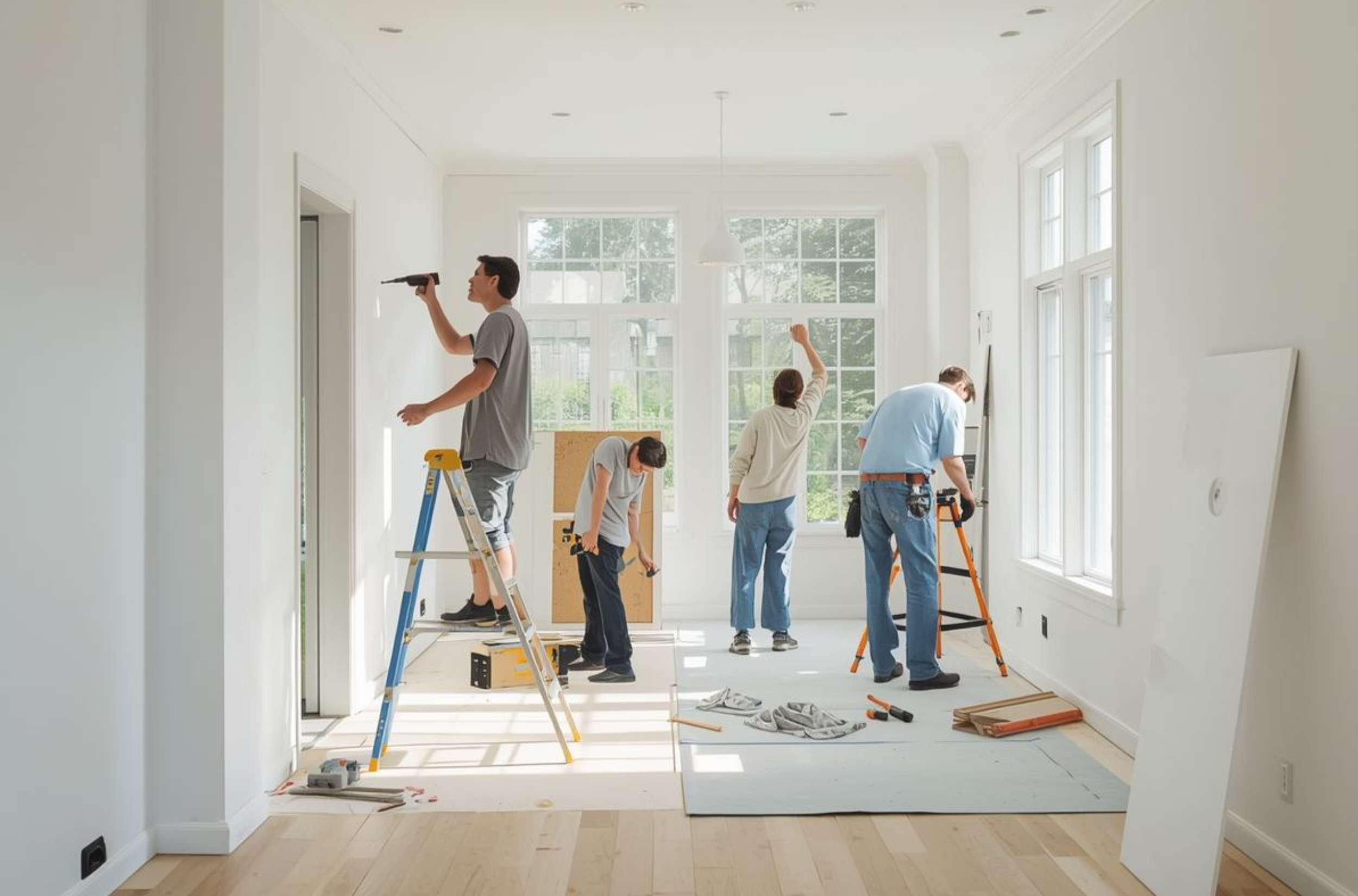 firma remontowa Baltic wykańcza mieszkanie