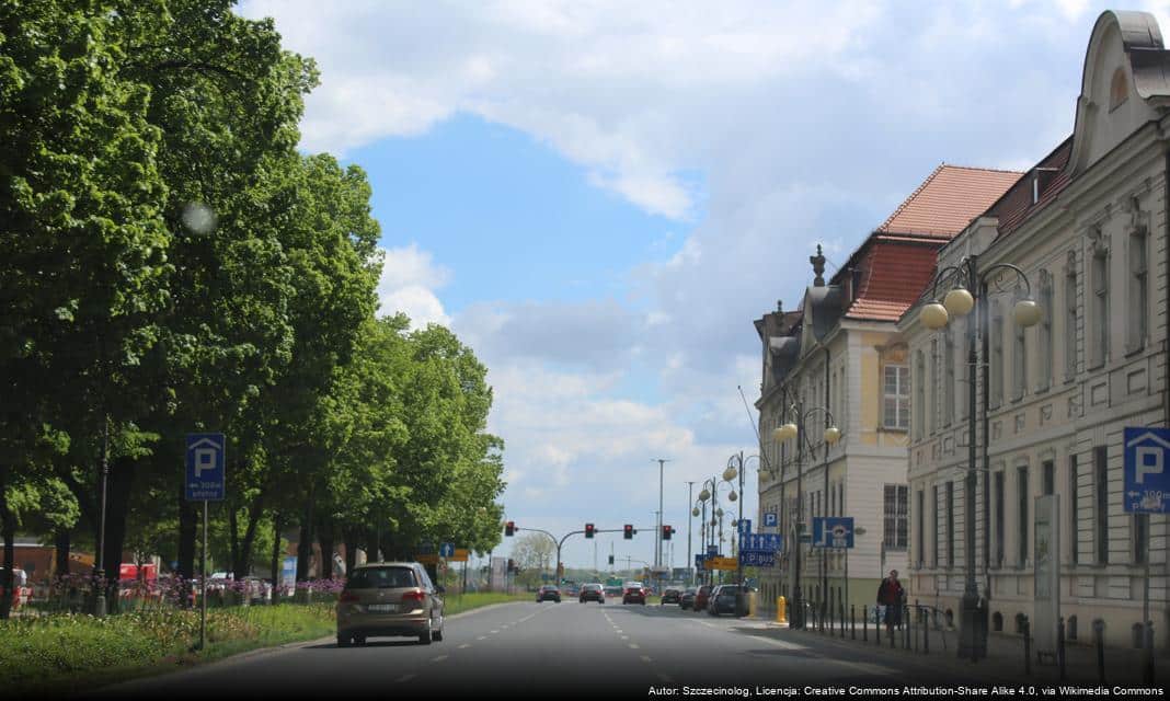 Utrudnienia w ruchu drogowym w Szczecinie w poniedziałek