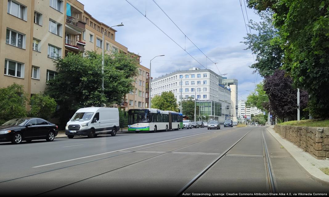 Przetarg na budowę infrastruktury rowerowej na ul. Bogumińskiej w Szczecinie